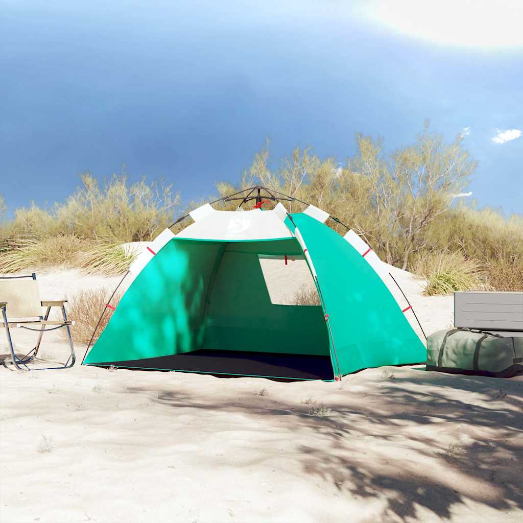 VidaXL beach tent 2-person waterproof fast-release sea green