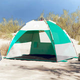 VidaXL beach tent 2-person waterproof fast-release sea green