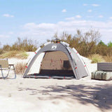 VidaXL beach tent 2-person waterproof fast-release gray