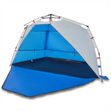 Vidaxl beach tent 3-person waterproof fast-release azure blue