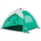 VidaXL beach tent 3-person waterproof fast-release sea green