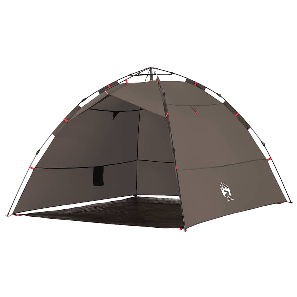 Vidaxl Tent 4-Persona rápida Brown