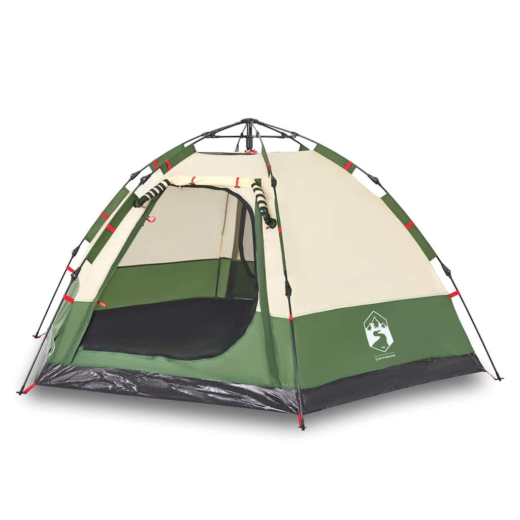 Vidaxl Camping Tenda Quick Release 4 persone Green