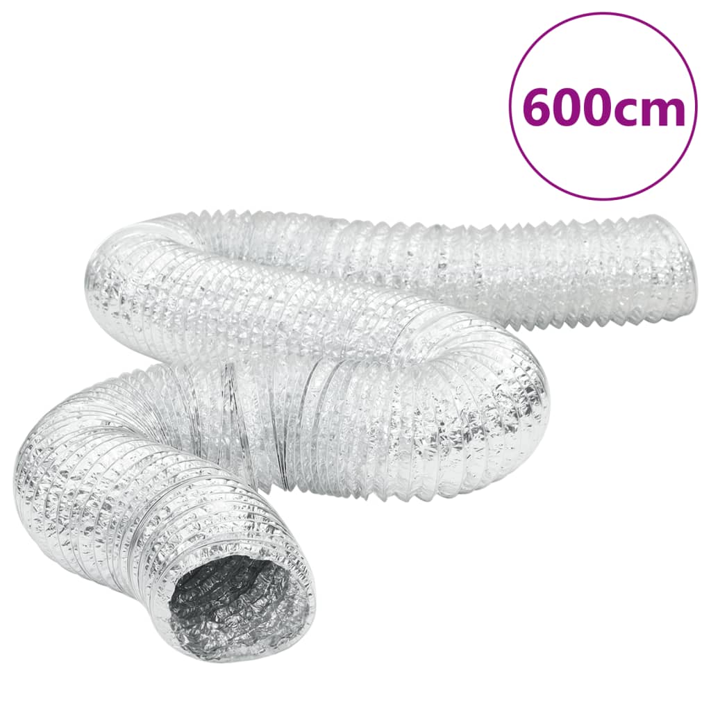 VidaXL Ventilatieslang Ø10 cm 6 m aluminium