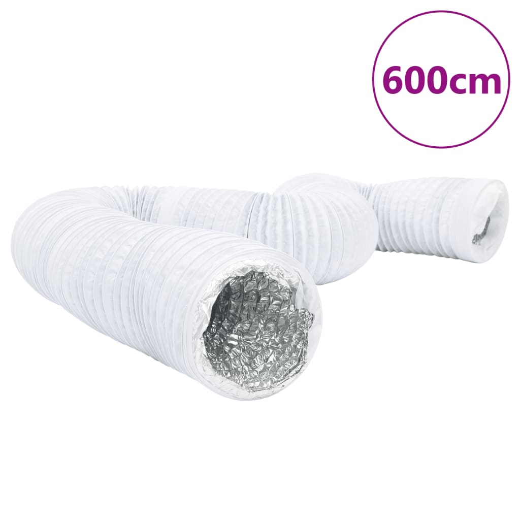 Vidaxl ventilatieslang ø15 6 m cm aluminium en pvc