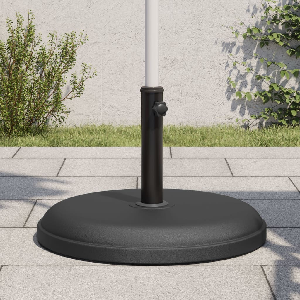 Vidaxl parasolvoet voor stokken van ø32 35 38 mm 25 kg rond