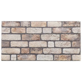 Panneaux muraux vidaxl 10 ST 3D 100x50 cm EPS brun clair