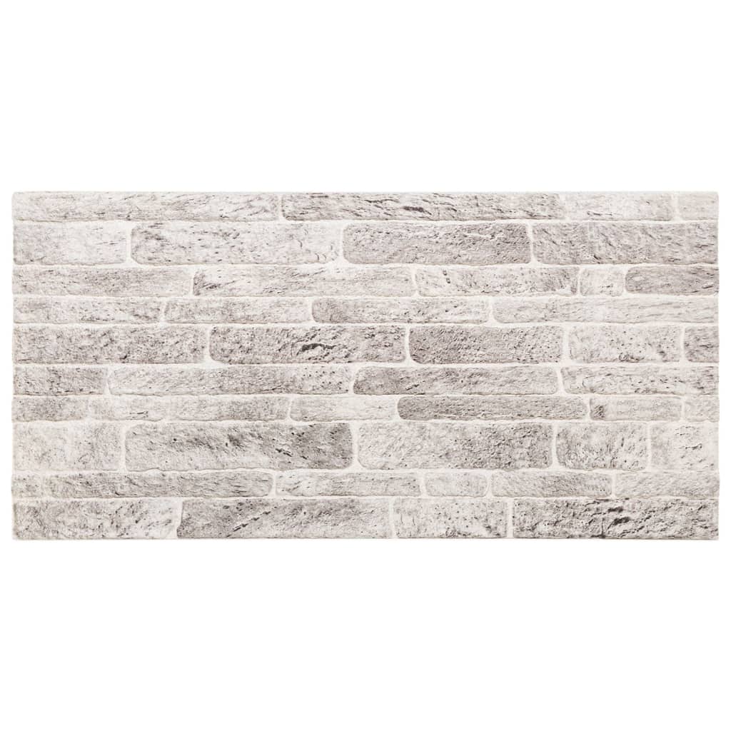 Vidaxl Wall panels 10 st 3D 100x50 cm EPS light gray