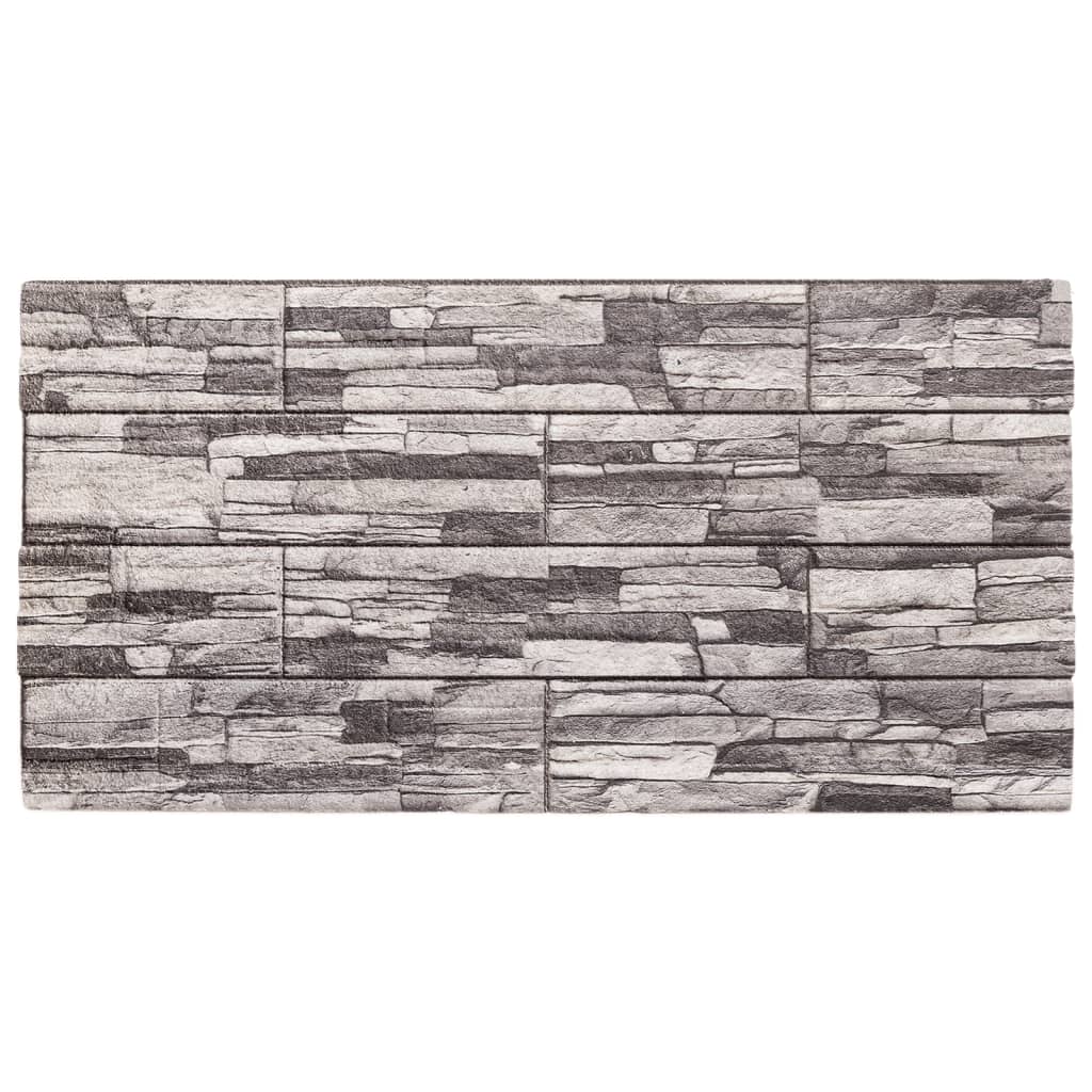 Vidaxl Wall panels 10 st 3D 100x50 cm EPS light gray