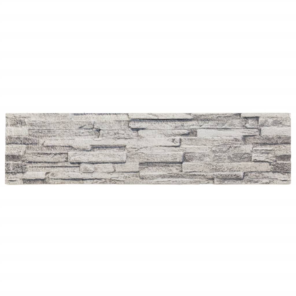 Vidaxl Wall panels 14 st 3D 100x25 cm EPS light gray