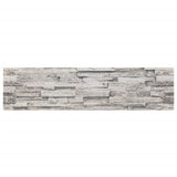 Panneaux muraux Vidaxl 14 ST 3D 100x25 cm EPS Gris clair