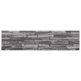 Vidaxl Wall Panels 14 St 3d 100x25 cm EPS Anthracite -farget