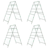 Vidaxl Planz Klammen Racks 4 PC A-FRAMIT Stol