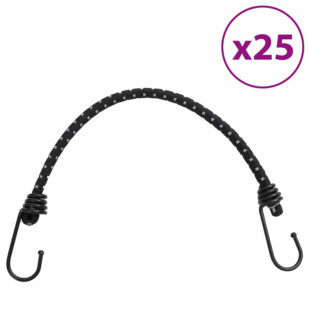 Vidaxl Spannungskraaft mat Spazéierungslräifen an Hooks 25 Stéck 38 cm