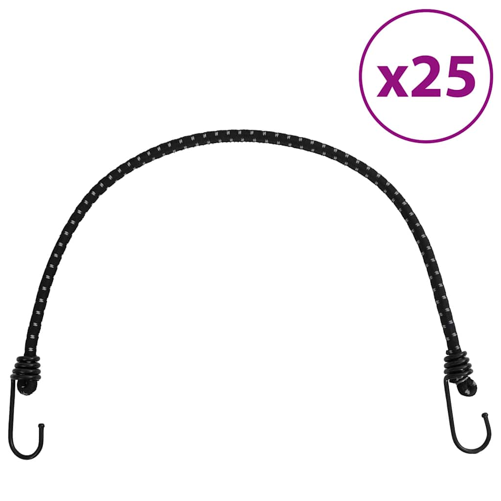 Vidaxl Spannungskraaft mat Spazéierungsofkommes an Hooks 25 Stéck 59 cm