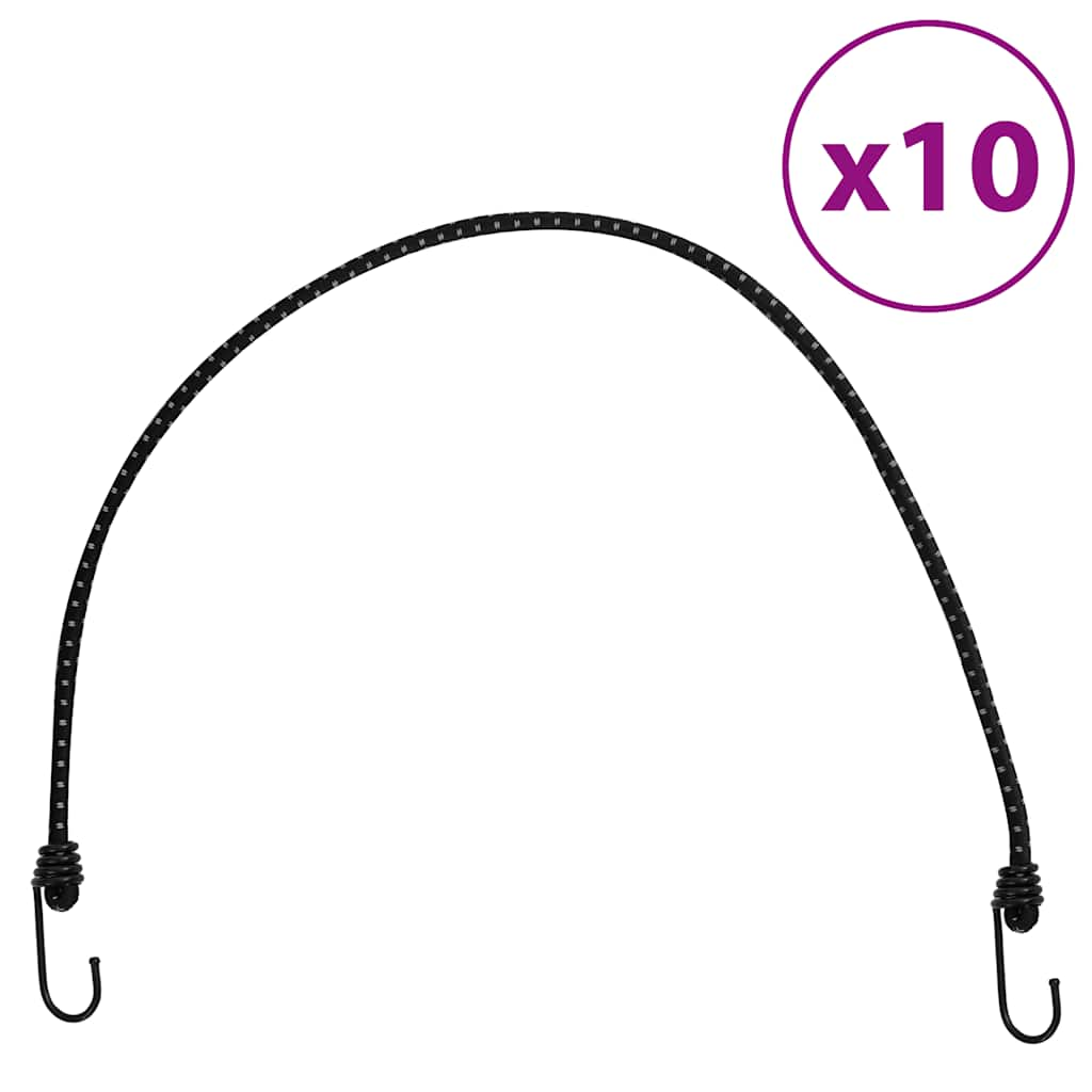 Vidaxl Spannungskäschte mat reflektive Läischte an Hooks 10 St 88 cm