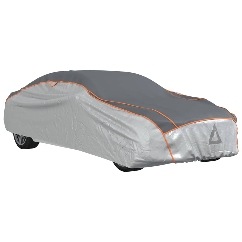 Vidaxl Auto cover for sedan hail protection m silver and gray