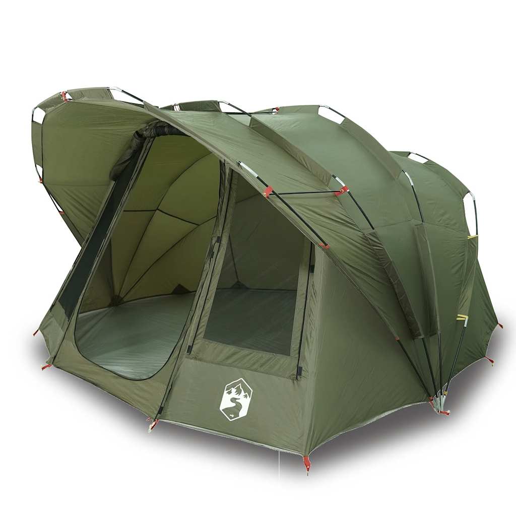 Vidaxl Green d'olive imperméable à 5 personnes fistent