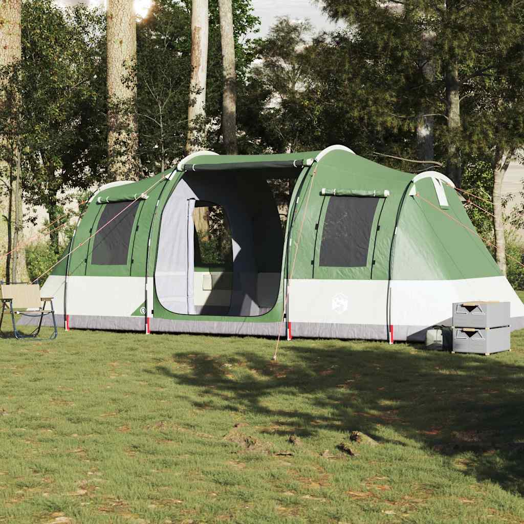 Vidaxl Tunnel Tent à 4 personnes étanche verte