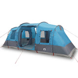 Vidaxl Tunnel tent 4-person waterproof blue