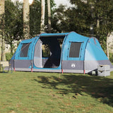 Vidaxl Tunnel tent 4-person waterproof blue