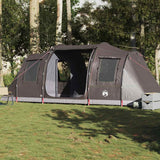 Vidaxl Tunnel Tent à 4 personnes étanche brun