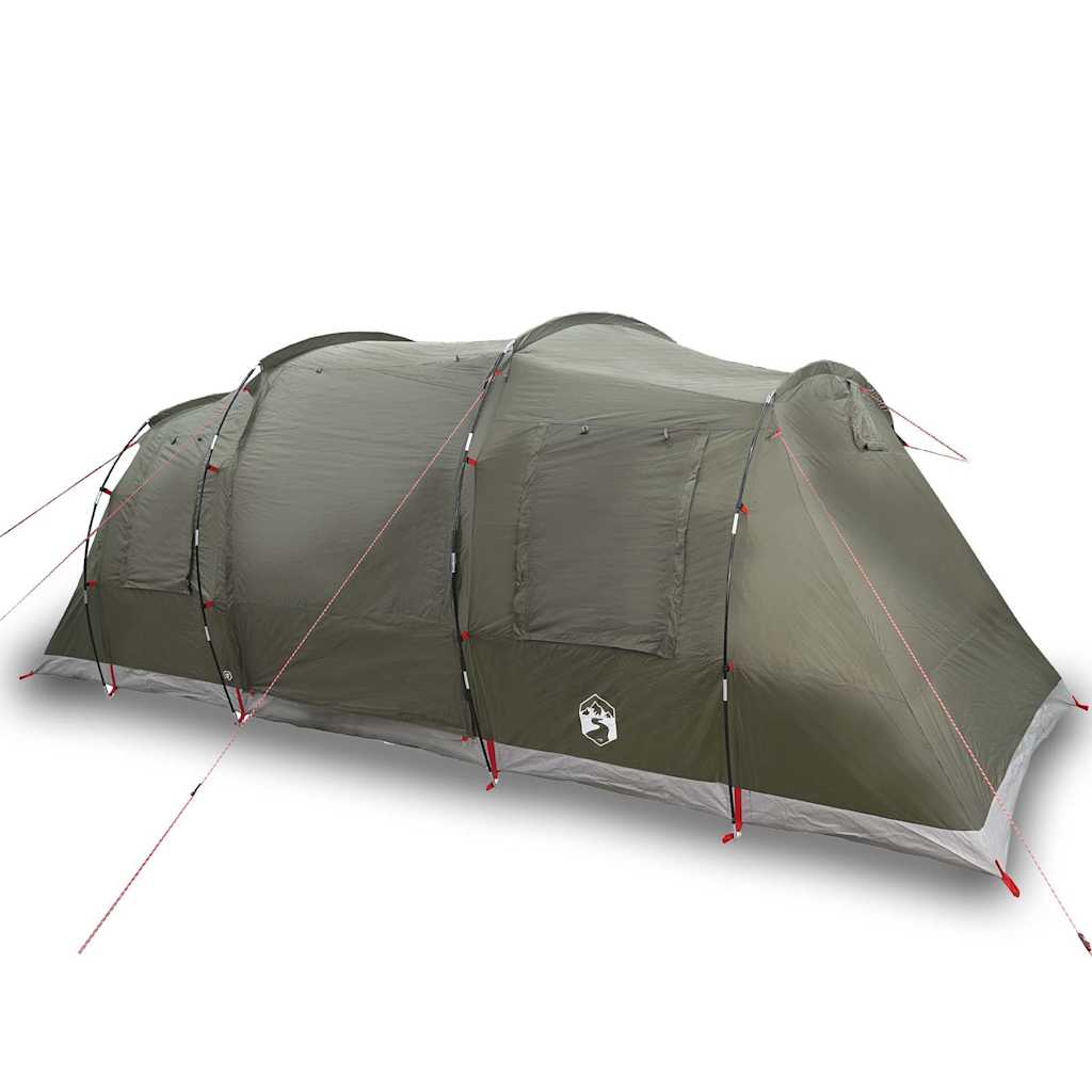 Vidaxl Tunnel Tent 6 Personne étanche à l'olive vert