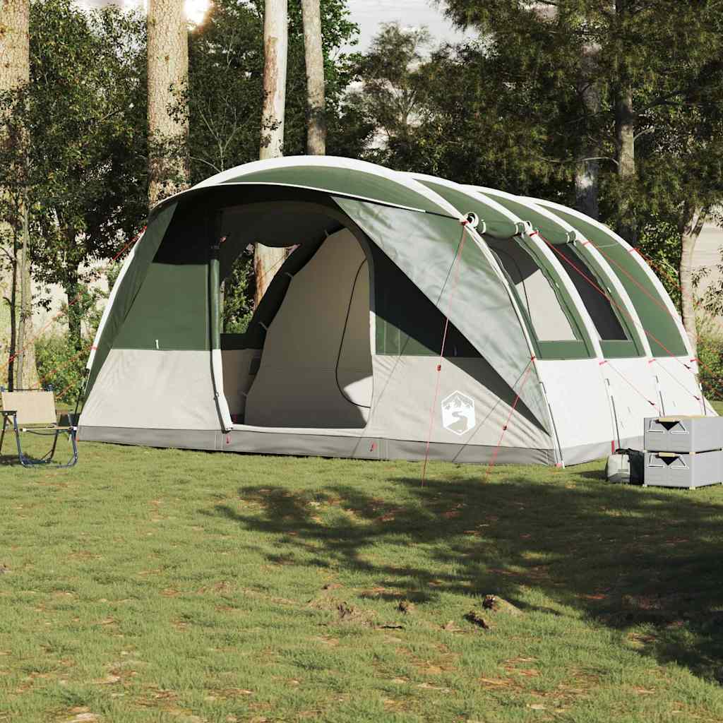 Vidaxl Tunnel Tent Green impermeabile 5 persone