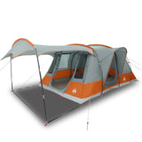 Vidaxl Tunnel tent 5-person waterproof gray and orange