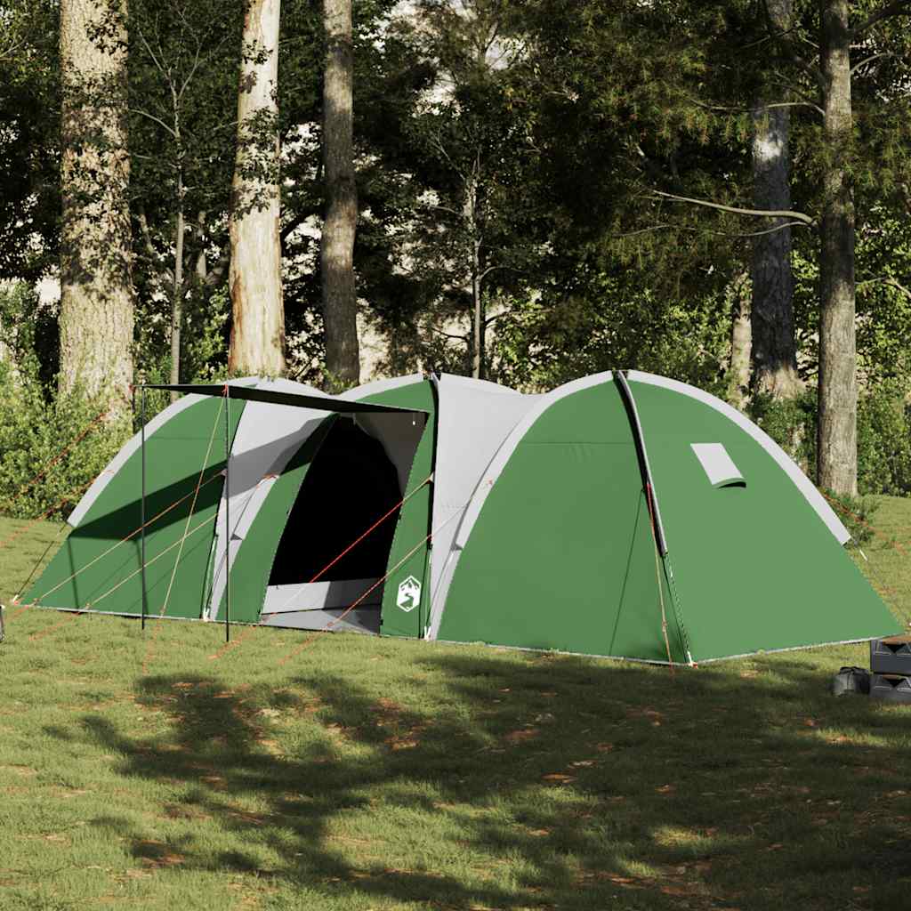 VidaXL Dome tent 8-person Waterproof Green