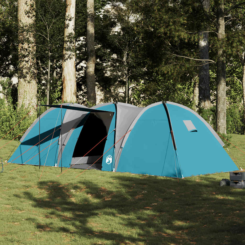 Tenda a cupola Vidaxl Blu impermeabile per 8 persone