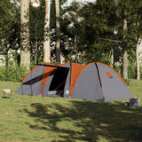 Vidaxl Dome Tent de 8 personas a prueba de agua y naranja