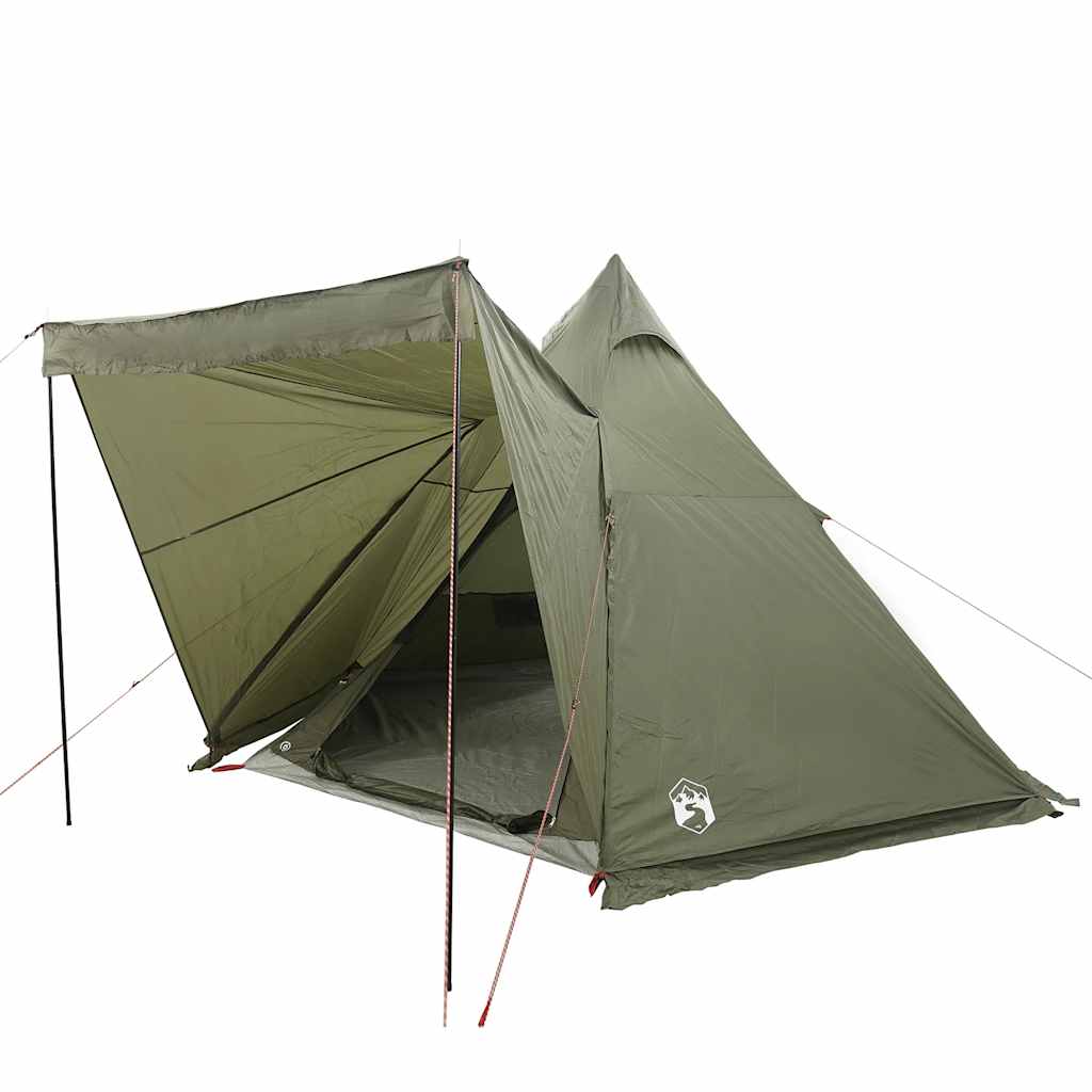 Vidaxl Tipitent Olive Green de 6 personas a prueba de agua