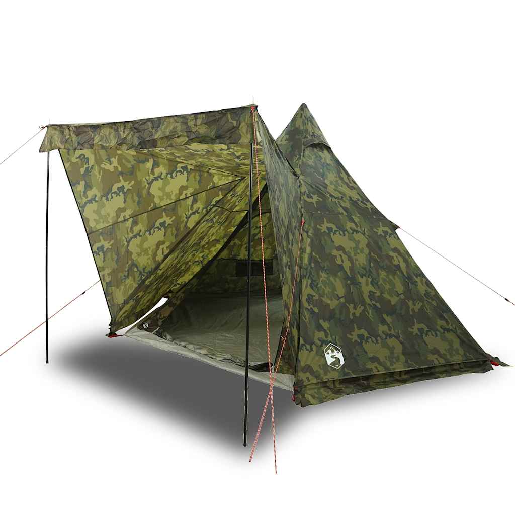 Vidaxl Tipitent Camuflage de 6 personas impermeable