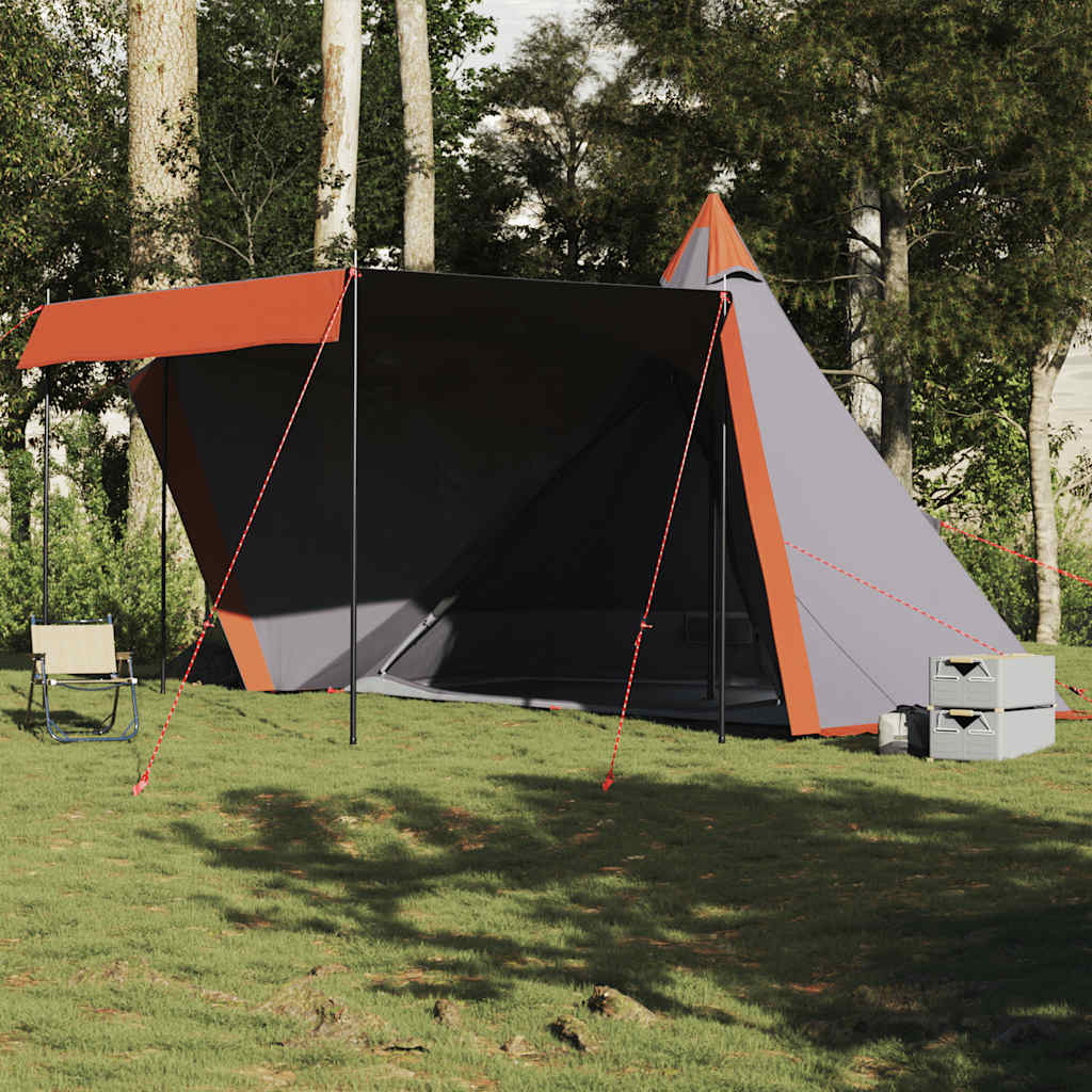 Vidaxl Tipitent 6-person waterproof gray and orange