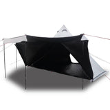 Vidaxl Tipitent de tela impermeable de 6 personas blanca