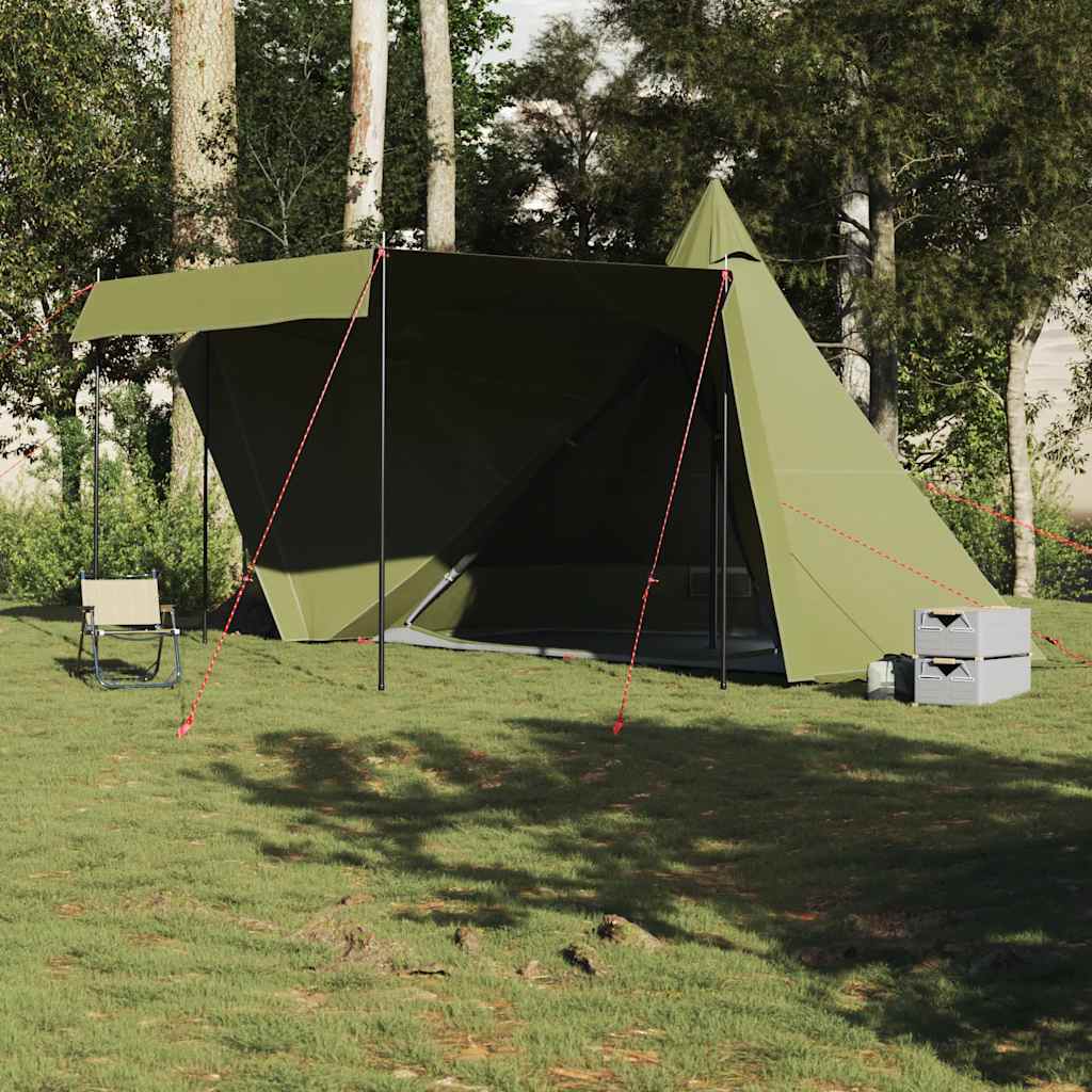 Vidaxl Tipitent Olive Green de 6 personas a prueba de agua