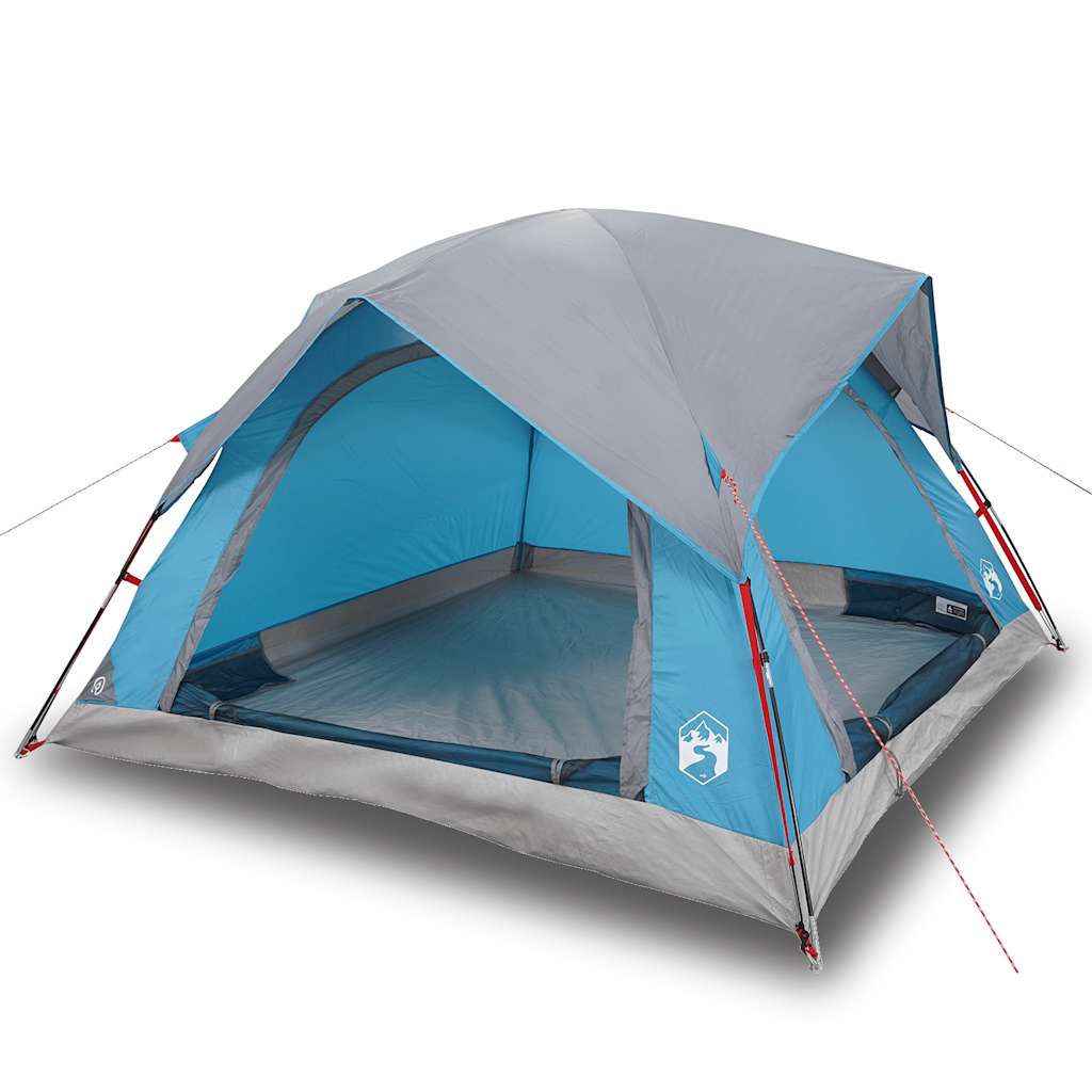 Tenda Vidaxl Blu impermeabile per 4 persone