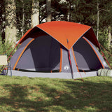 Vidaxl Tent 4-person waterproof gray and orange