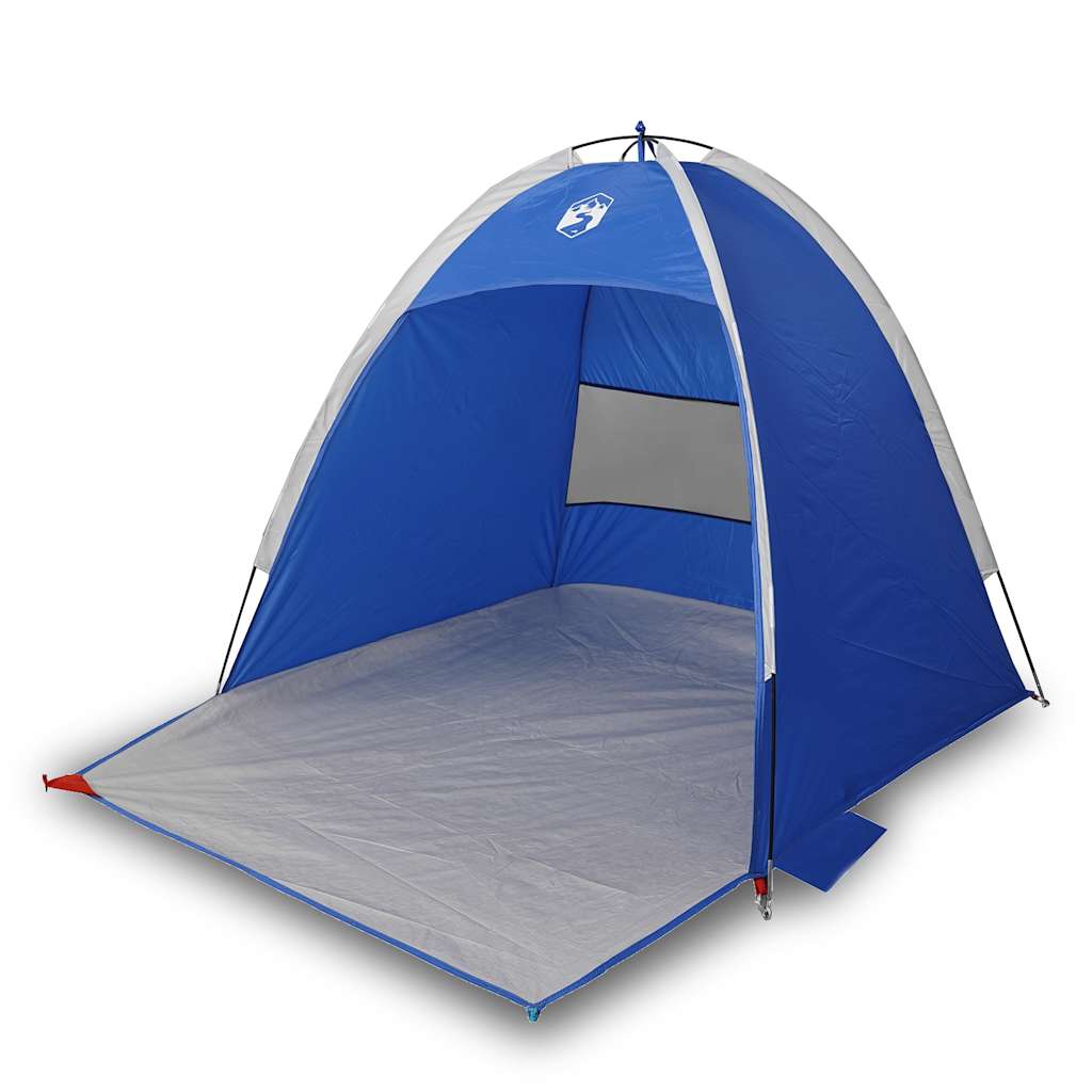 Vidaxl Beach Tent de 3 personas a prueba de agua Azure Azure