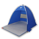 Vidaxl beach tent 3-person waterproof azure blue