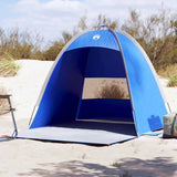 Vidaxl plage tente 3 personnes imperméables azure bleu