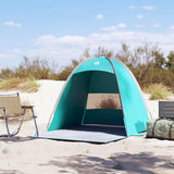 Vidaxl beach tent 3-person waterproof sea green