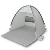 Vidaxl beach tent 3-person waterproof gray