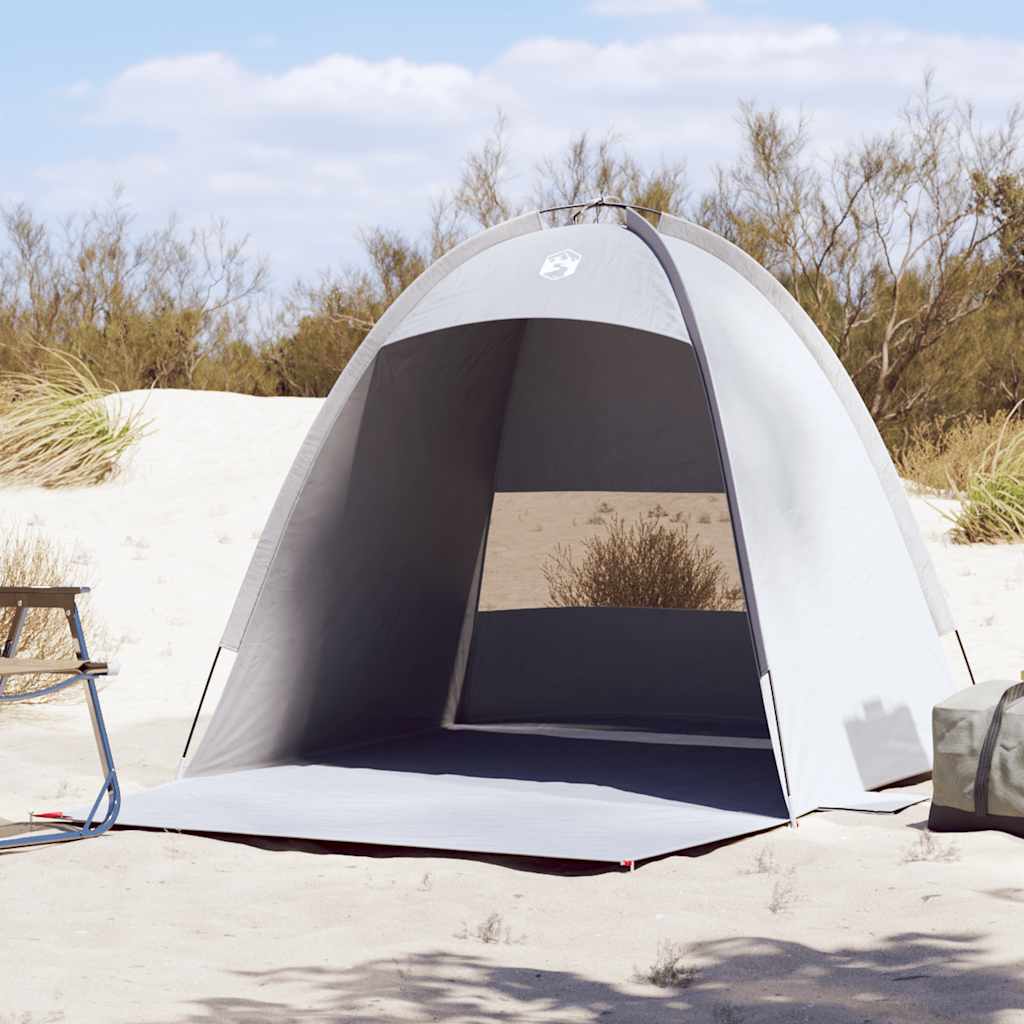 Vidaxl beach tent 3-person waterproof gray