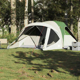 Vidaxl Tunnel Tent Green impermeabile per 6 persone