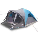 Vidaxl Tunnel tent 6-person waterproof blue