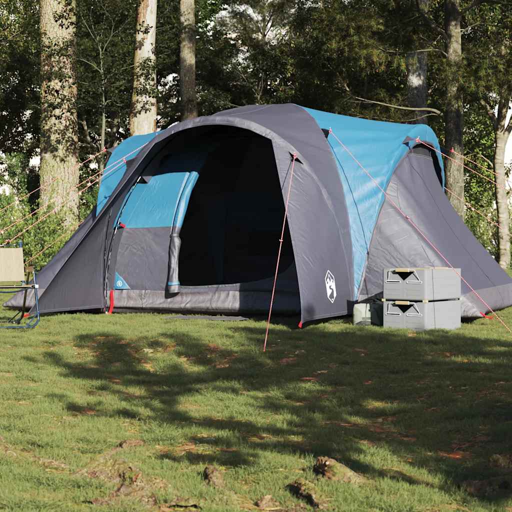 Vidaxl Dome Tenda Blu impermeabile per 6 persone