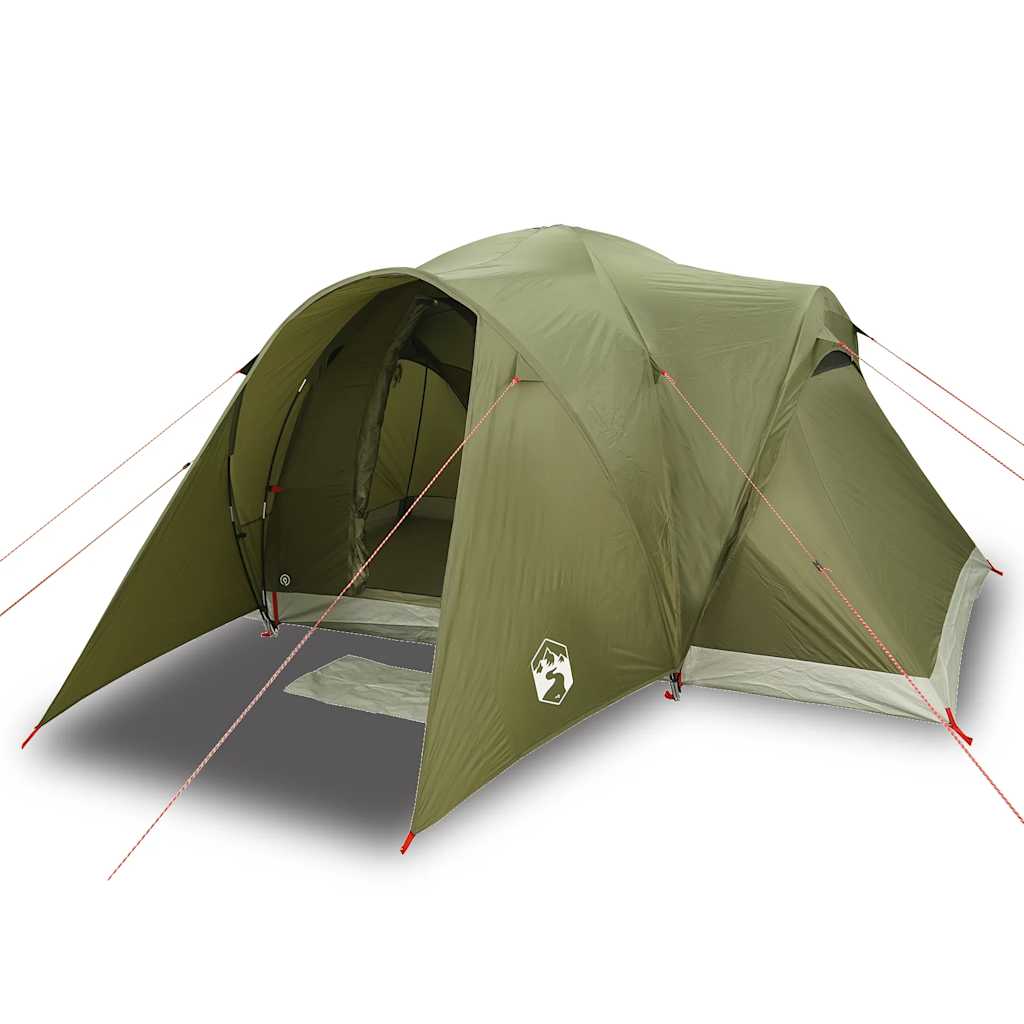 Vidaxl Dome tent 6-person waterproof olive green