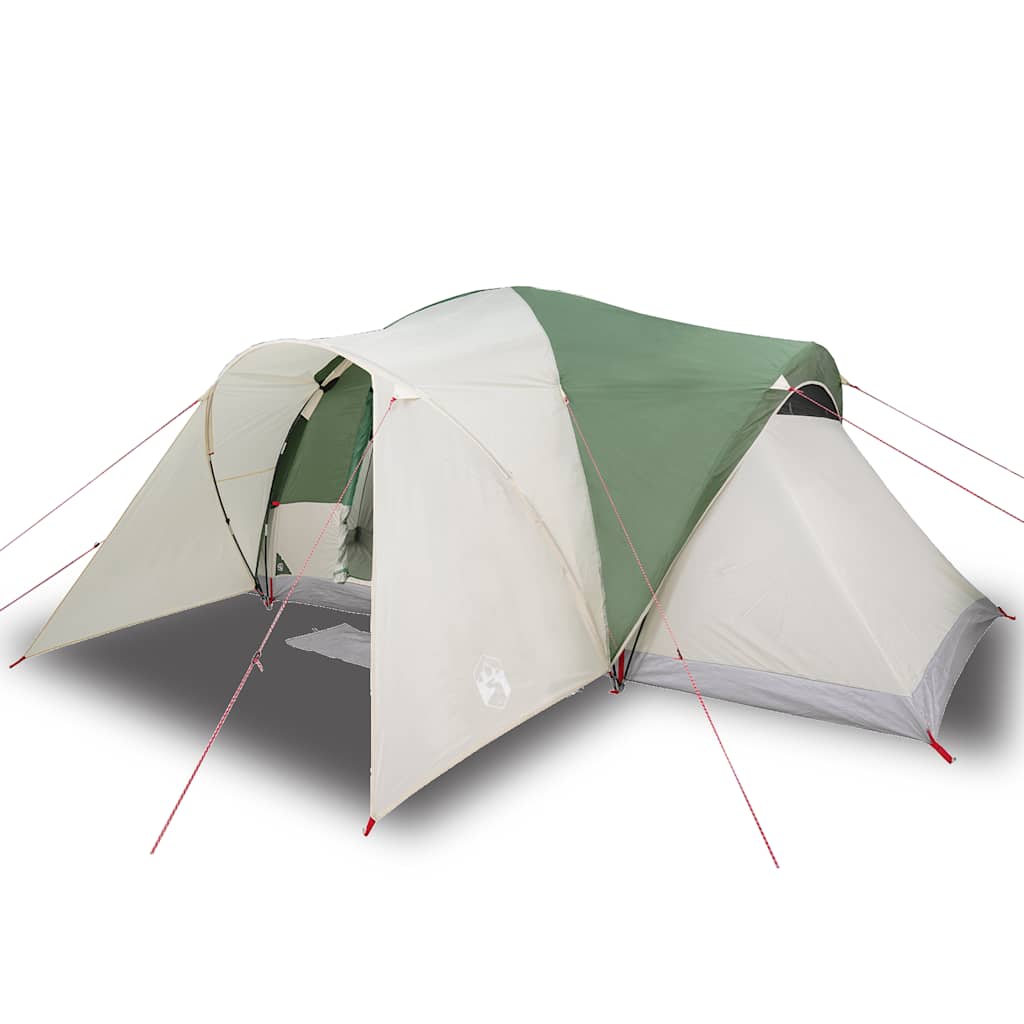 Vidaxl Dome Tenda a 6 persone impermeabile verde